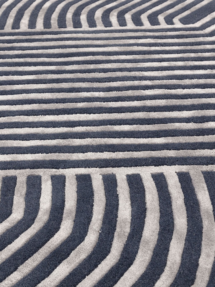 Asiatic Rugs Blue Matrix Solstice Rug - Image 4 of 4