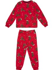 Chelsea Peers Kinderrecycling Faser Rot Weihnachten Cockapoo bedruckt Langes Pyjama-Set - Bild 1 von 2