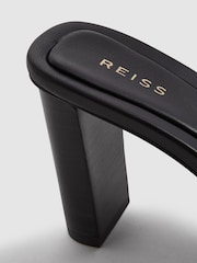 Reiss - Sabot mélange in rafia con tacco largo - Image 5 of 5