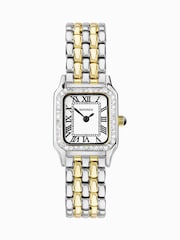 Sekonda Womens Monica 20mm Analogue Silver Tone Watch With Two Tone Case And Alloy Bracelet With White Dial - Image 1 of 6