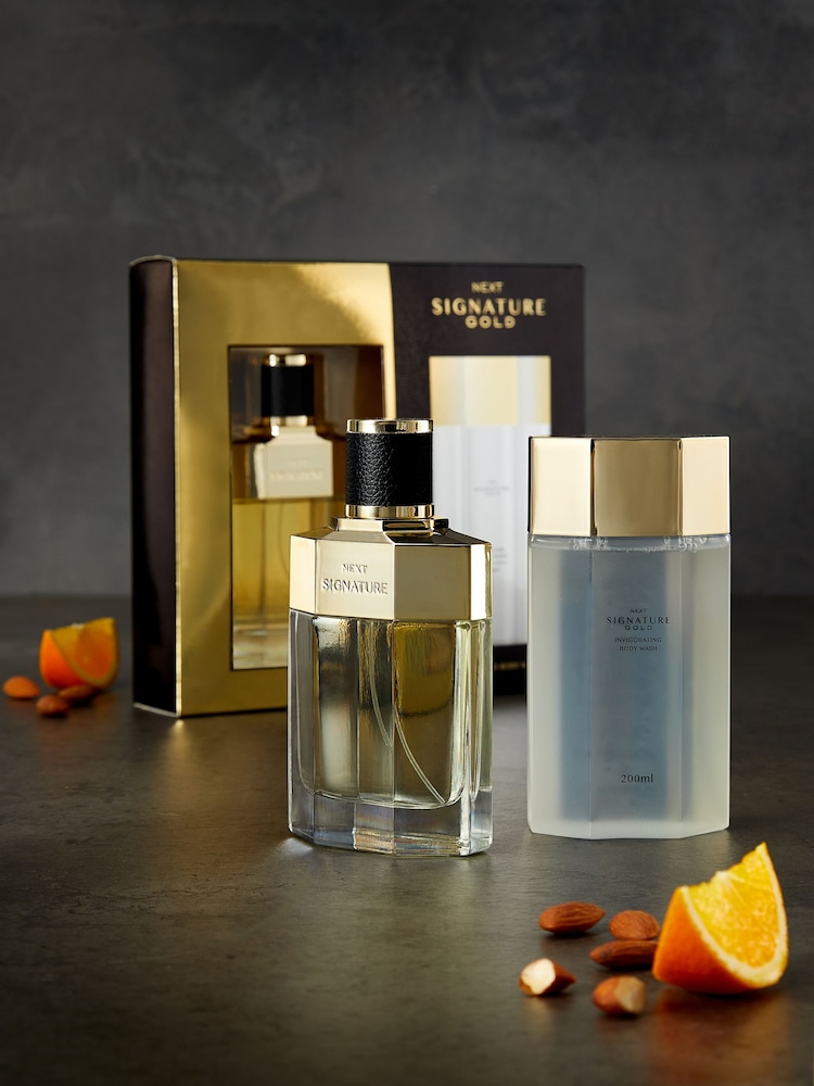 Signature Gold 100ml Eau De Parfum And 200ml Body Wash Gift Set - Image 2 of 3