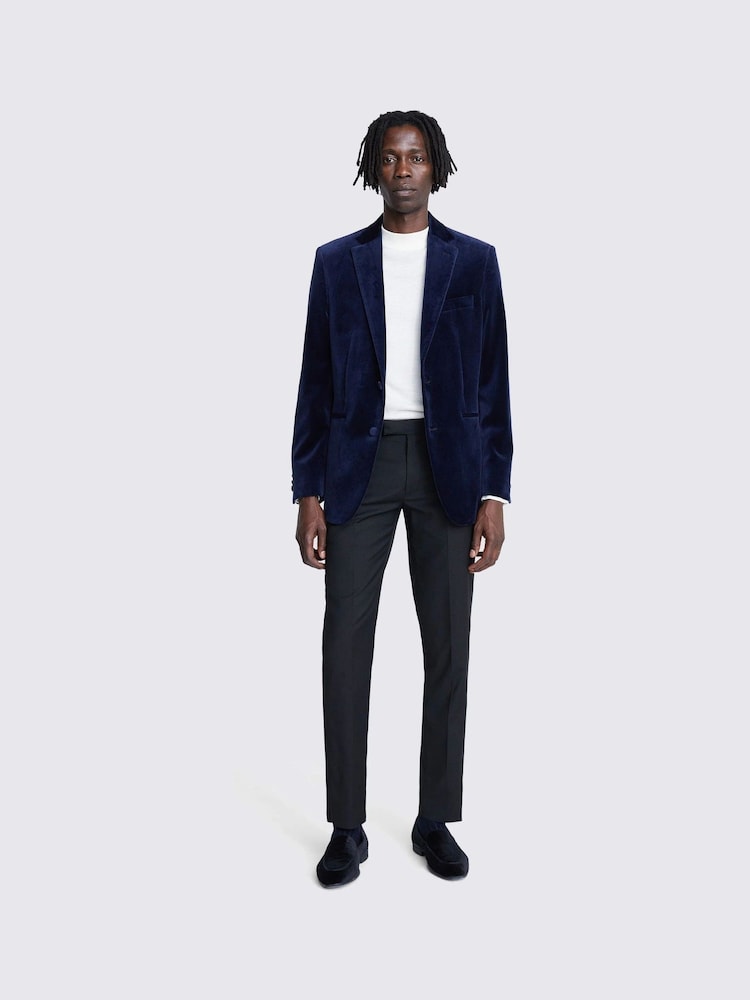 MOSS Tailored Fit Velvet 100% Cotton Jacket - Imagen 2 de 6