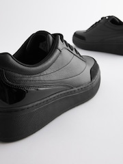 Black Forever Comfort® Lace Up Chunky Sole Trainers - Image 8 of 8