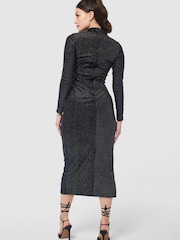Closet London Black Pencil Midi Dress - Image 2 of 5