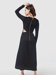 Closet London Black Twist Front Dress - Image 2 of 5