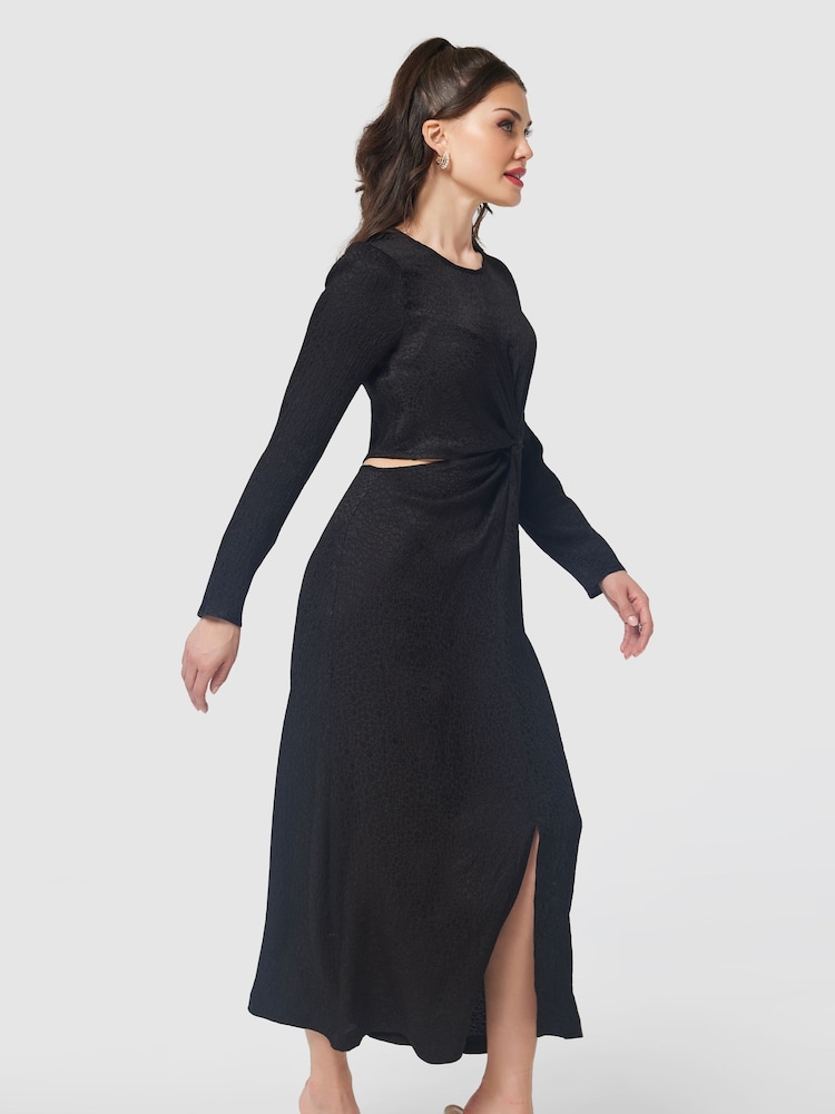 Closet London Black Twist Front Dress - Image 5 of 5