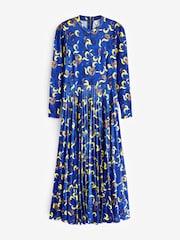 Closet London Blue Pleated Dress - Image 6 of 6