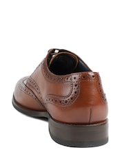 Jones Bootmaker Mumbai Wide Fit Leather Brogue Derby Shoes - Imagen 3 de 5