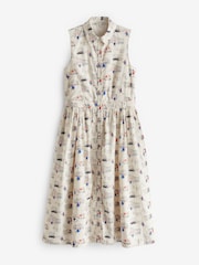 Cath Kidston White 100% Cotton Paddington Bear Shirt Dress - Image 1 of 1