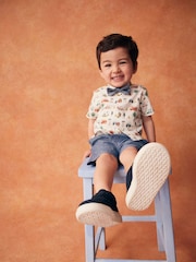 Multi Short Sleeve Shirt And Bow Tie Set (3mths-7yrs) - Image 3 of 8