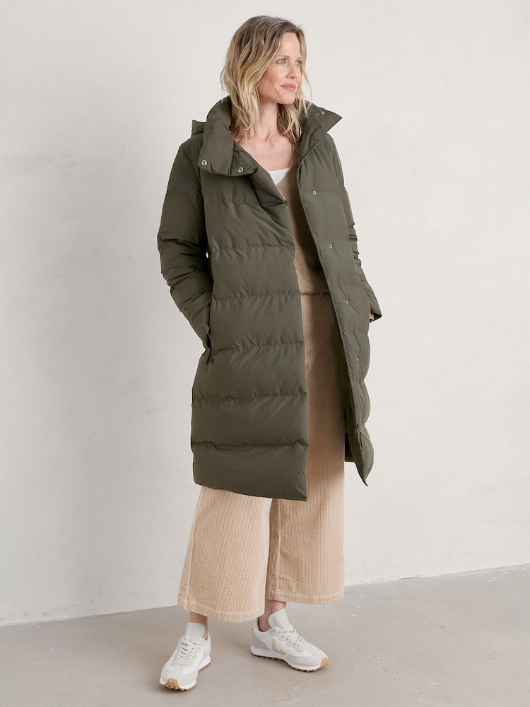 Seasalt Cornwall Green Petite Holywell Bay Waterproof Coat - Image 1 of 5