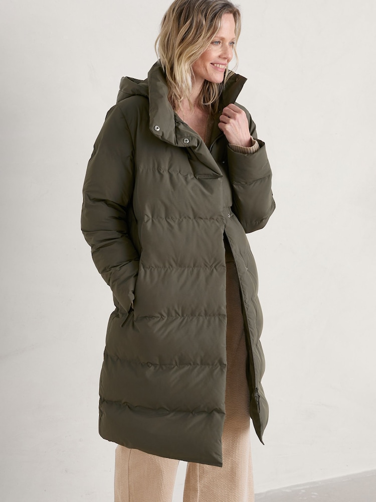 Seasalt Cornwall Green Petite Holywell Bay Waterproof Coat - Image 2 of 5