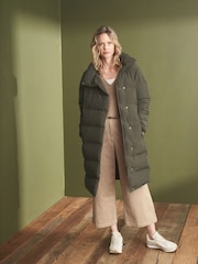 Seasalt Cornwall Green Holywell Bay Waterproof Coat - Image 1 of 9