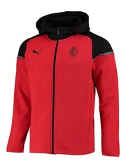 Puma Red AC Milan Casuals Hooded Jacket - Image 2 of 3