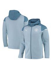 Puma Blue Manchester City Casuals Hoodie Jacket - Image 1 of 3