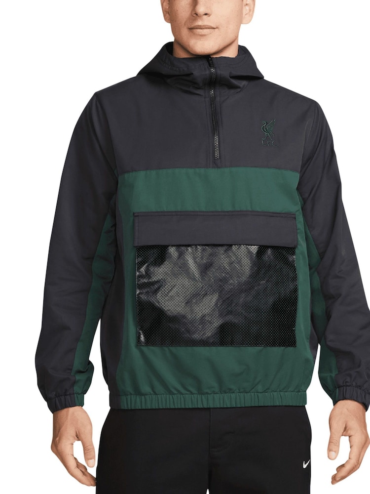 Nike Green Liverpool Tonal Anorak Jacket - Image 1 of 1