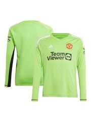 adidas Manches longues Manchester United Maillot de gardien de but local 2023-24 - Image 1 of 3