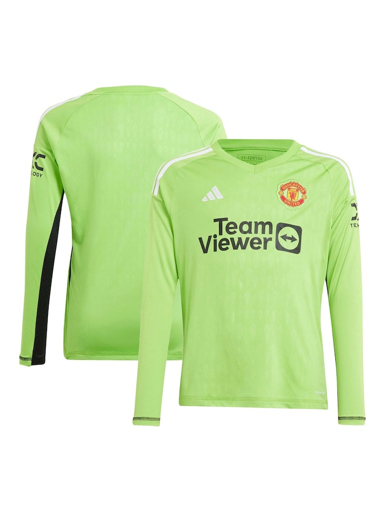 adidas Manches longues Manchester United Maillot de gardien de but local 2023-24 - Image 1 of 3