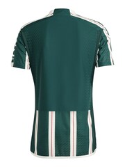 adidas Green Manchester United Away Authentic Shirt 2023-24 - Image 3 of 3