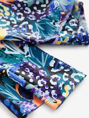 Purple Tropical Sunsafe Swim Leggings (3-16yrs) - Image 7 of 8