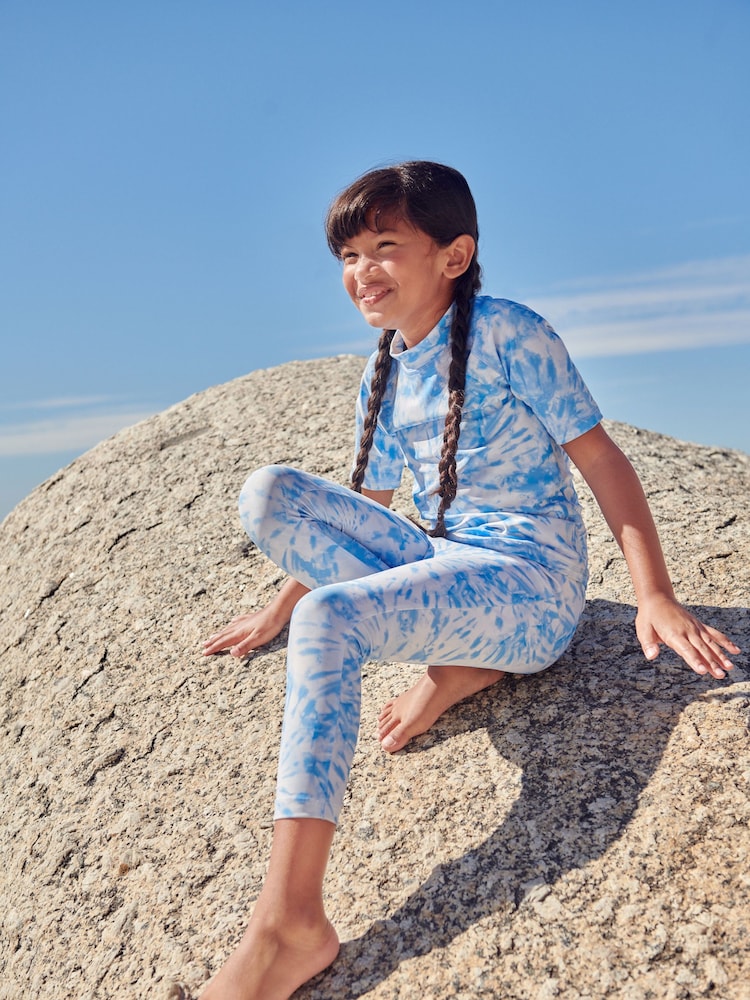 Blue Sunsafe Swim Leggings (3-16yrs) - Image 2 of 8