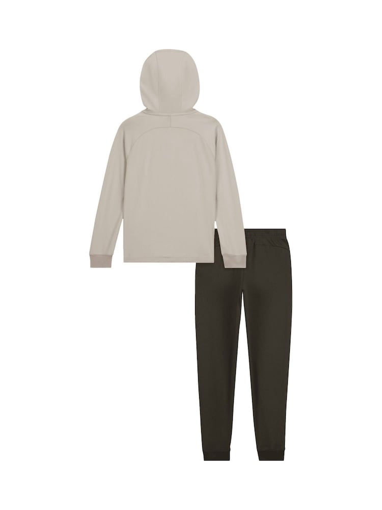 Nike Grey Barcelona Strike Tracksuit With Hoodie Little Kids - Image 2 of 3