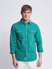 Aubin Normanby Cotton Twill Shirt - Image 1 of 7