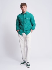 Aubin Normanby Cotton Twill Shirt - Image 3 of 7