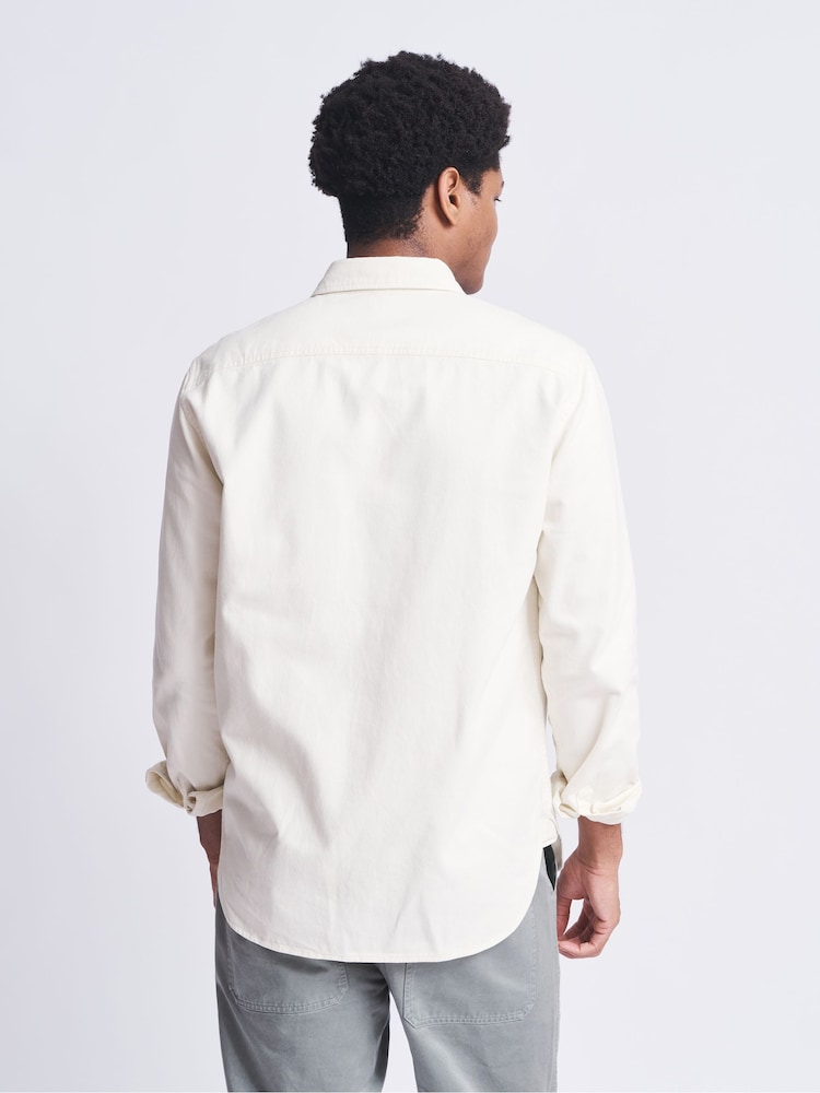 Aubin Normanby Cotton Twill Shirt - Image 2 of 7