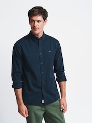Aubin Hessle Garment Dyed Cotton Shirt - Image 1 of 6