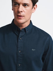 Aubin Hessle Garment Dyed Cotton Shirt - Image 4 of 6