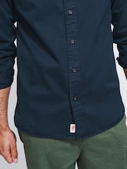 Aubin Hessle Garment Dyed Cotton Shirt - Image 5 of 6