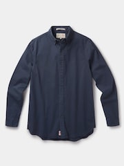 Aubin Hessle Garment Dyed Cotton Shirt - Image 6 of 6