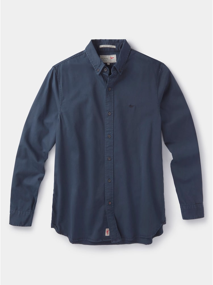 Aubin Hessle Garment Dyed Cotton Shirt - Image 7 of 7 Aubin Hessle Garment Dyed Cotton Shirt - Image 7 of 7