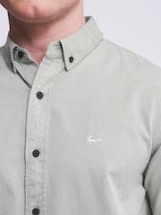 Aubin Hessle Garment Dyed 100% Cotton Shirt - Image 4 of 7