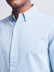 Aubin Hessle Garment Dyed Cotton Shirt - Image 4 of 7