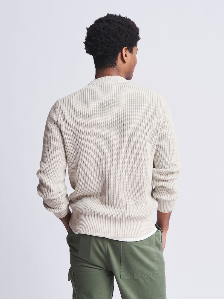 Aubin Martin Ribbed Crew Jumper - Image 2 of 6 Aubin Martin Ribbed Crew Jumper - Image 2 of 6