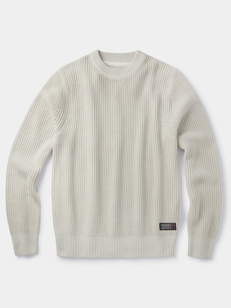 Aubin Martin Ribbed Crew Jumper - Image 6 of 6 Aubin Martin Ribbed Crew Jumper - Image 6 of 6
