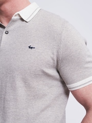 Aubin Dryden Knitted Cashmere Blend Polo Shirt - Image 5 of 7