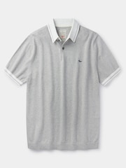 Aubin Dryden Knitted Cashmere Blend Polo Shirt - Image 6 of 7