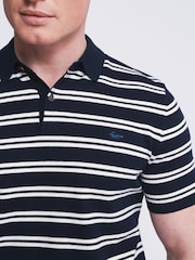 Aubin Dryden Knitted Cashmere Blend Polo Shirt - Image 4 of 6