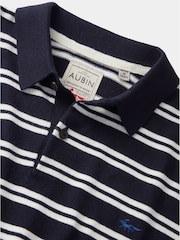 Aubin Dryden Knitted Cashmere Blend Polo Shirt - Image 6 of 6