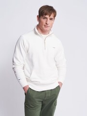 Aubin Provost Zip Neck Sweat Top - Image 1 of 5