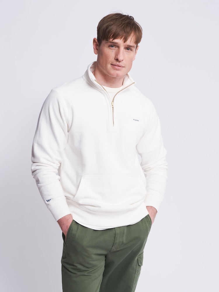 Aubin Provost Zip Neck Sweat Top - Image 1 of 5