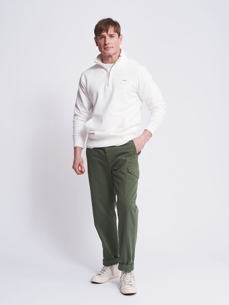 Aubin Provost Zip Neck Sweat Top - Image 2 of 5