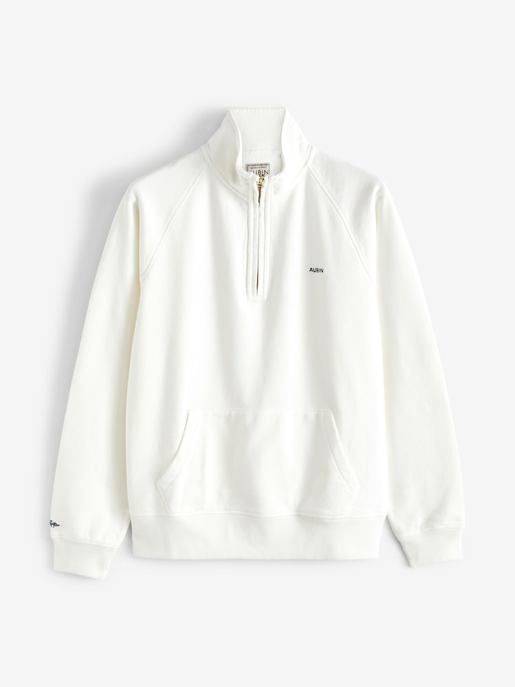 Aubin Provost Zip Neck Sweat Top - Image 5 of 5