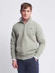 Aubin Provost Zip Neck Sweat Top - Image 1 of 6