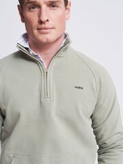 Aubin Provost Zip Neck Sweat Top - Image 4 of 6