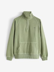 Aubin Provost Zip Neck Sweat Top - Image 6 of 6