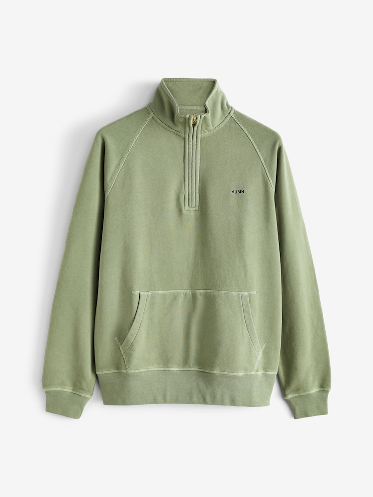 Aubin Provost Zip Neck Sweat Top - Image 6 of 6